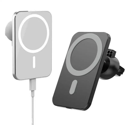 Magnetic Car Wireless Charger For Macsafe for iPhone 12 13 14 15 Pro Max Mini Air Vent Car Phone Holder Stand Fast Car Charging