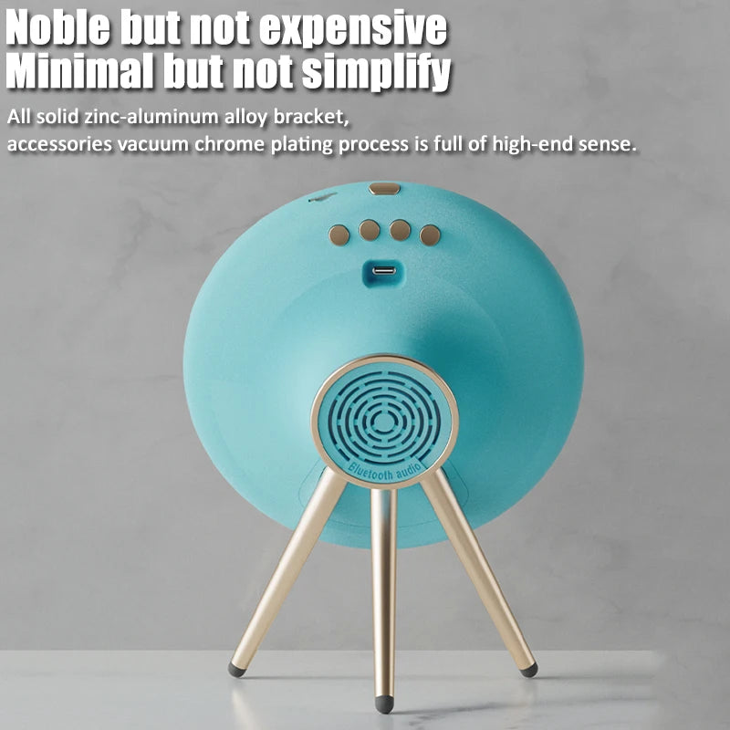 Bluetooth Speaker Clock LED Night Light 15W Wireless Charger