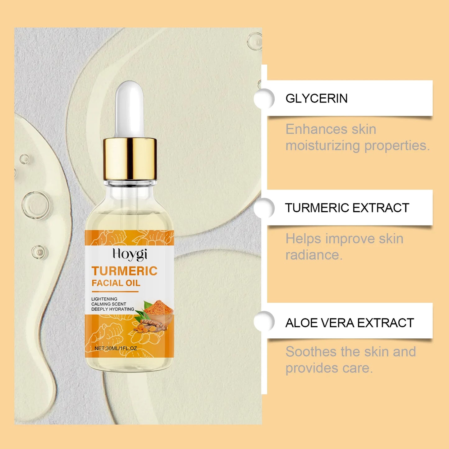 Hoygi Turmeric Glow Skincare Set – Anti‑Acne & Dark Spot Corrector