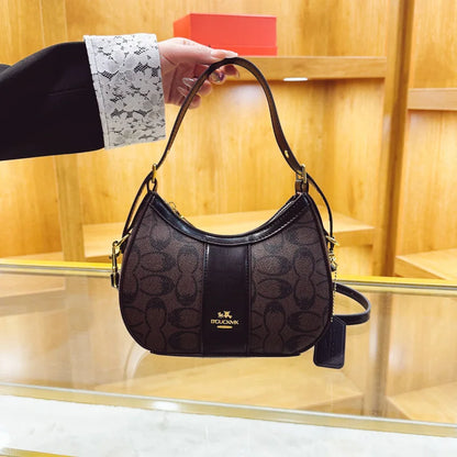 2026 Luxury Retro Print Shoulder Handbag
