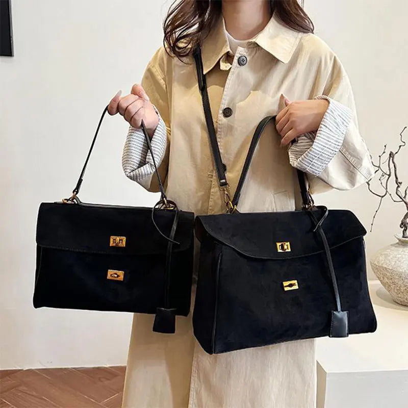 Luxury Frosted Fashion Shoulder Bag – Versatile Designer Tote for Women