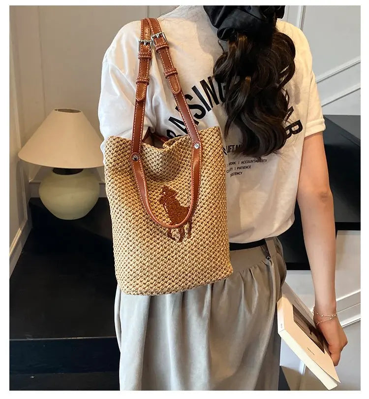 Luxury Leather Tote Bag for Women | Elegant Shoulder Bag