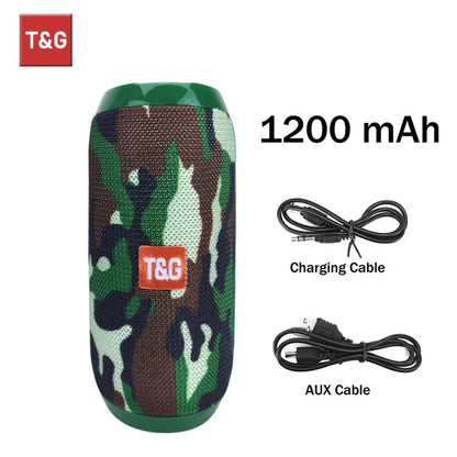 T&G TG117 Portable Bluetooth 5.3 Waterproof Outdoor Speaker