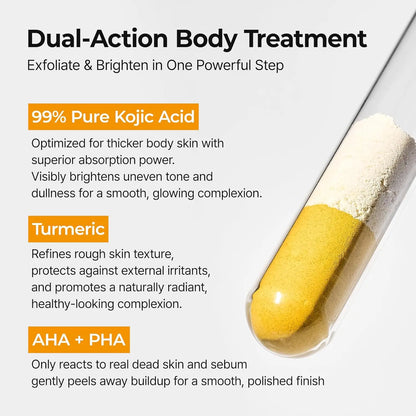 Body Keratin Care Kojic Acid Turmeric Spray – Exfoliating & Hydrating