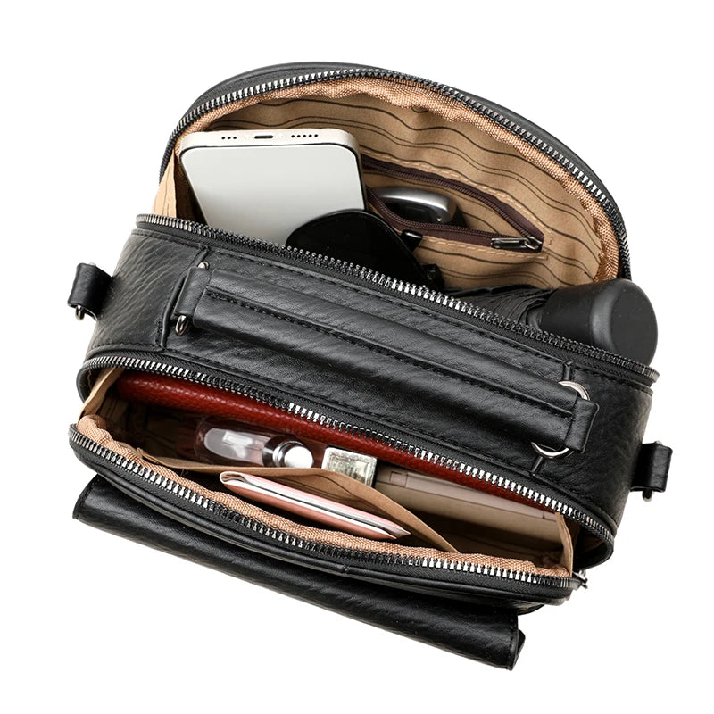 Premium Women's Checkered Crossbody & Shoulder Bag