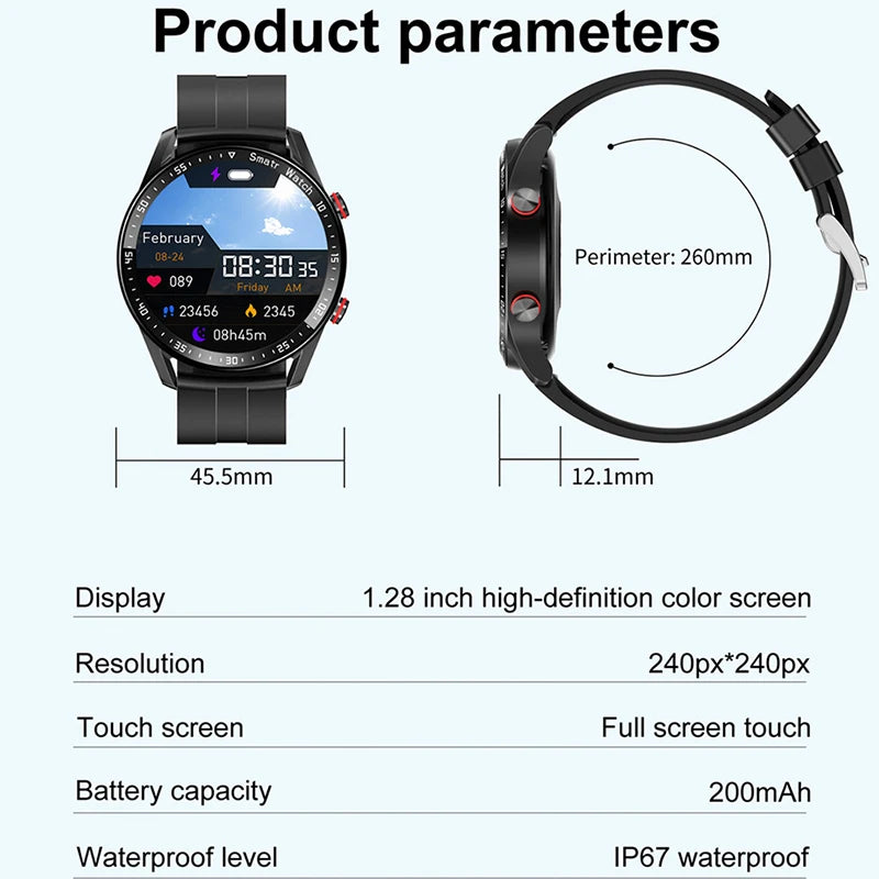 2026 HD Smart Watch Bluetooth Call Fitness Health Tracker