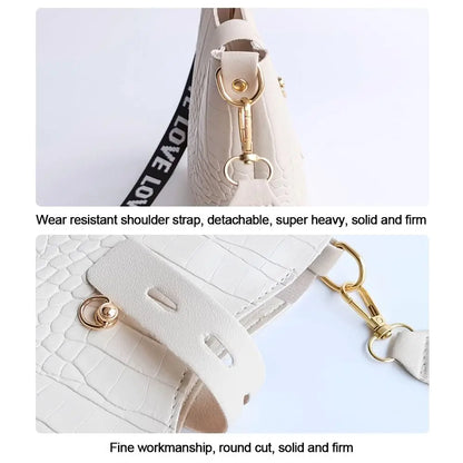 Ladies Crossbody Messenger Bag – Stylish Faux Leather Shoulder Handbag