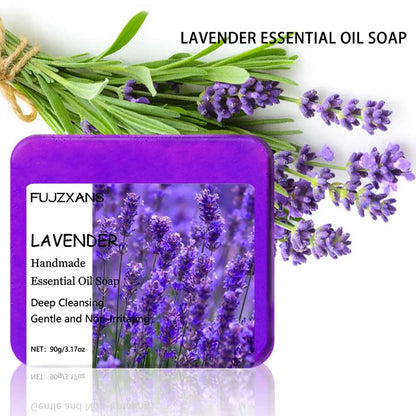 FUJZXANS Essential Oil Soap Set – 7 Handmade Fragrance Bars