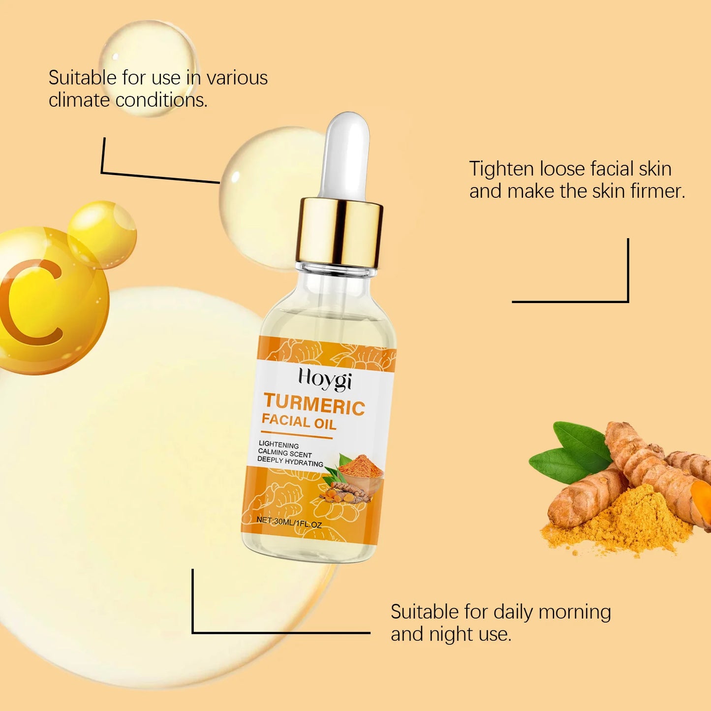 Hoygi Turmeric Glow Skincare Set – Anti‑Acne & Dark Spot Corrector