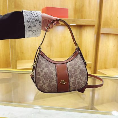 2026 Luxury Retro Print Shoulder Handbag