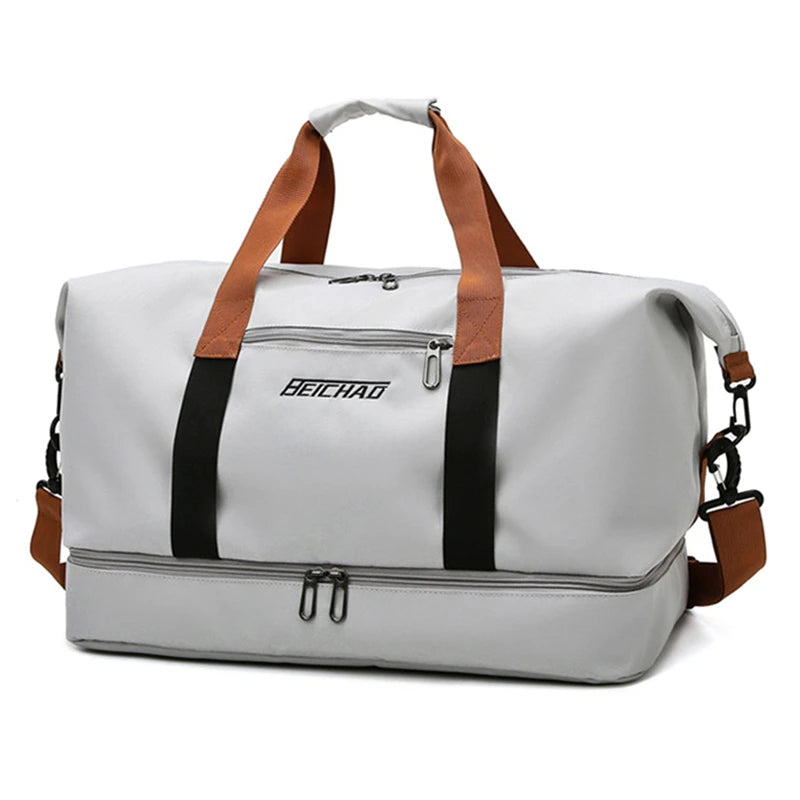 Large Capacity Travel Bag – Hand Luggage with Dry‑Wet Separation