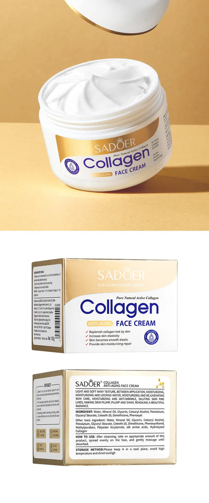 SADOER Collagen Face Cream – Firming & Hydrating Moisturizer