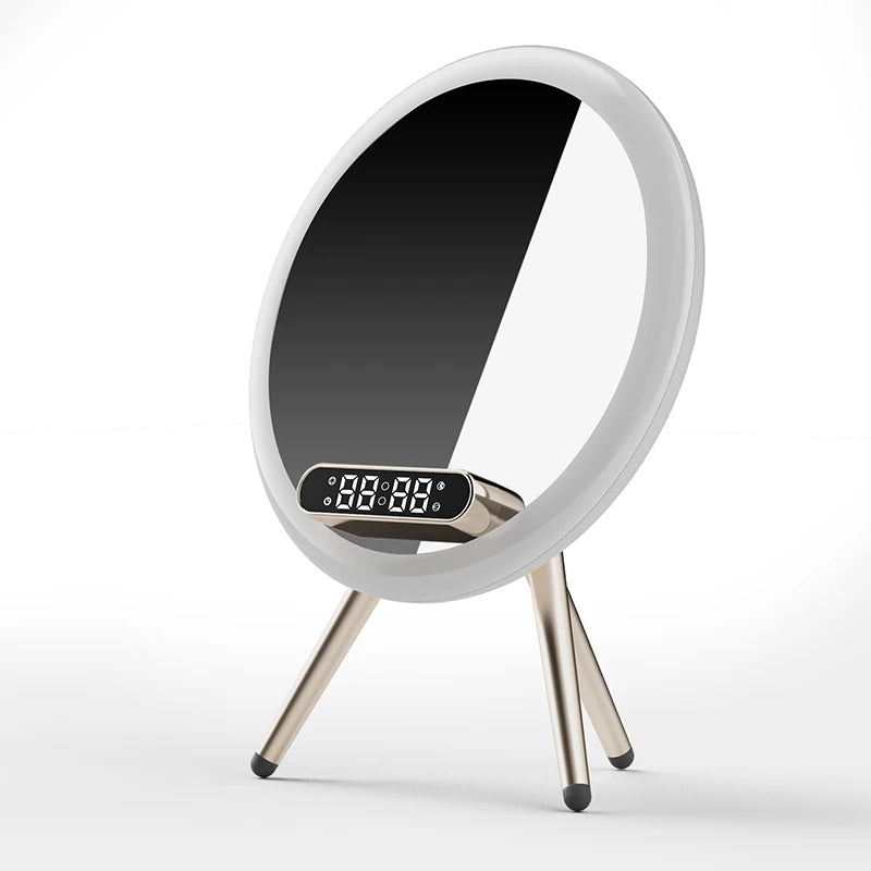 Bluetooth Speaker Clock LED Night Light 15W Wireless Charger