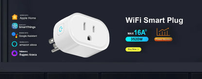 16A Smart Plug Bluetooth App Control Power Monitoring Socket
