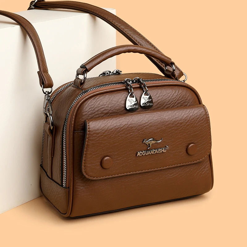 Premium Women's Checkered Crossbody & Shoulder Bag
