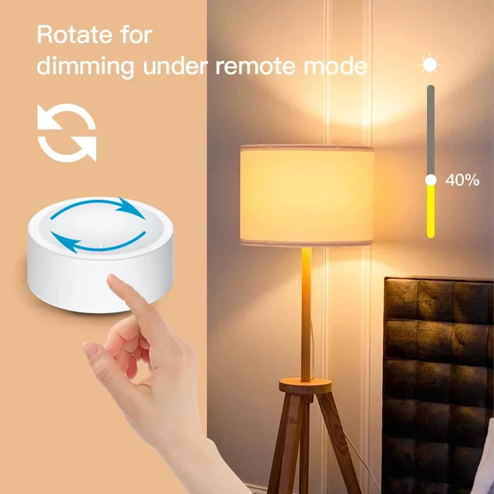 Tuya ZigBee Smart Knob Switch Dimmer Scene Controller