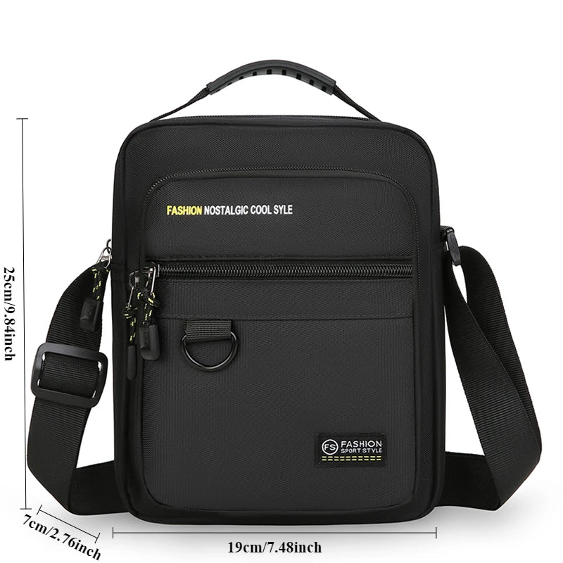 Men’s Crossbody Business Bag – Multi‑Pocket Shoulder Tote
