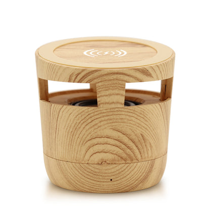 Vintage Wood Grain Bluetooth Speaker – Compact Subwoofer